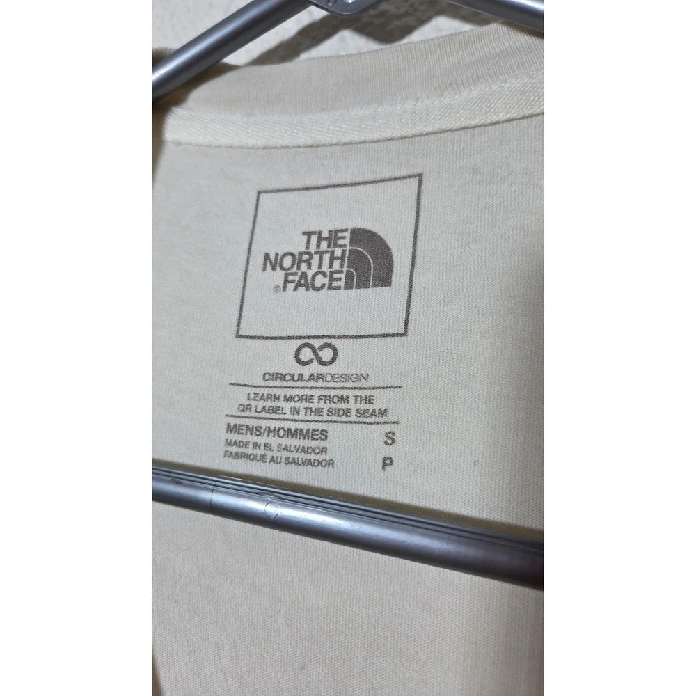 The North Face Embroidered Logo Tee Small White Gorpcore Outdoor Monochromatic